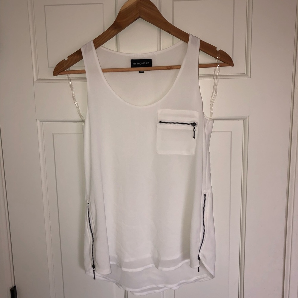 My Michelle white blouse